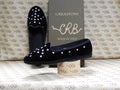 Friulana in velluto cotone nero con gros nero e fodera nera + borchie argento