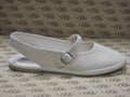 Chanellina in tessuto olona bianco con gros bianco e fodera bianca